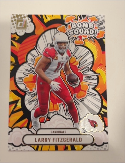 2025 Donruss Bomb Squad #BS-LFD Larry Fitzgerald — front
