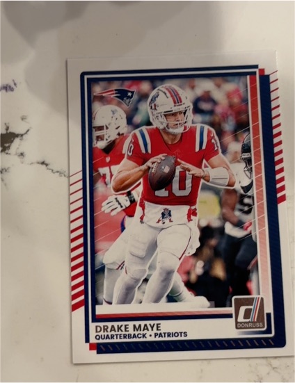 2025 Panini Donruss #58 Drake Maye — front