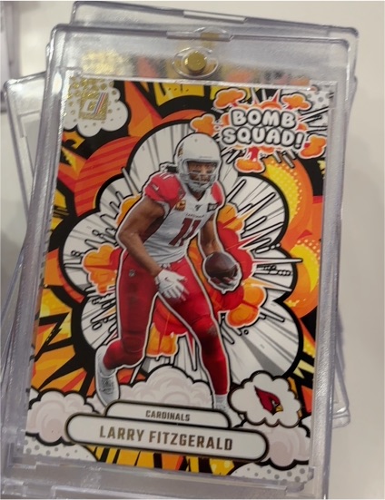 2025 Panini Donruss Bomb Squad #BS-LFD Larry Fitzgerald — front