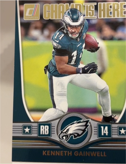 2025 Donruss Champ Is Here #CIH-KGL Kenneth Gainwell — front