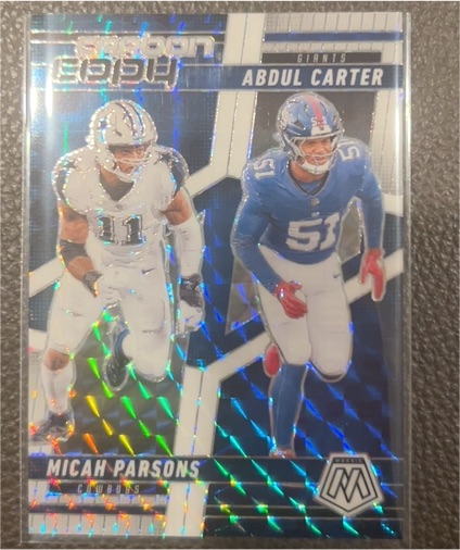 2025 Panini Mosaic Micah Parsons / Abdul Carter — front