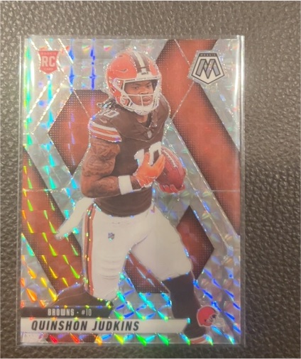2020 Panini Mosaic #10 Quinshon Judkins — front