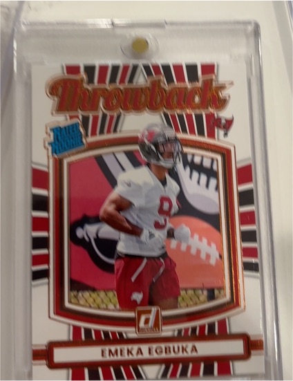 2025 Panini Donruss #31 Emeka Egbuka Rated Rookie Throwback — front