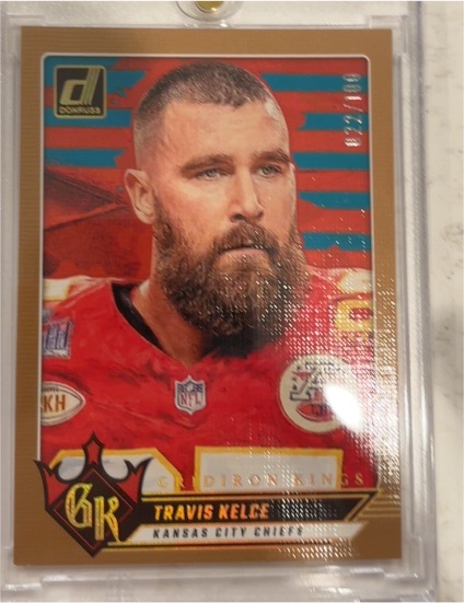 2024 Donruss Gridiron Kings #1 Travis Kelce — front