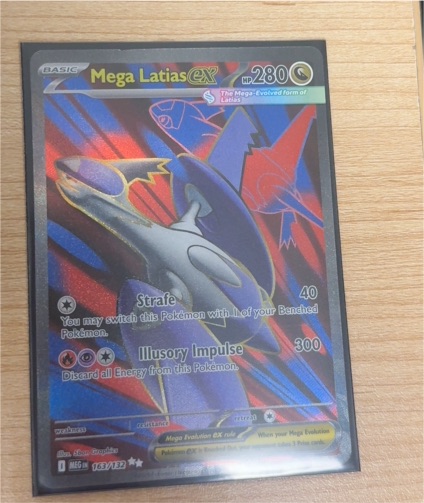2025 Pokemon Mega Evolution #163/132 Mega Latias ex — front