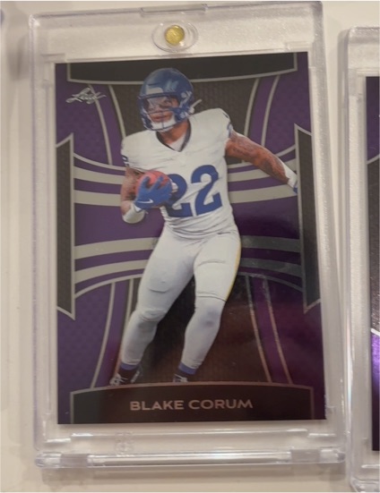 2025 Leaf Metal #B-22 Blake Corum — front