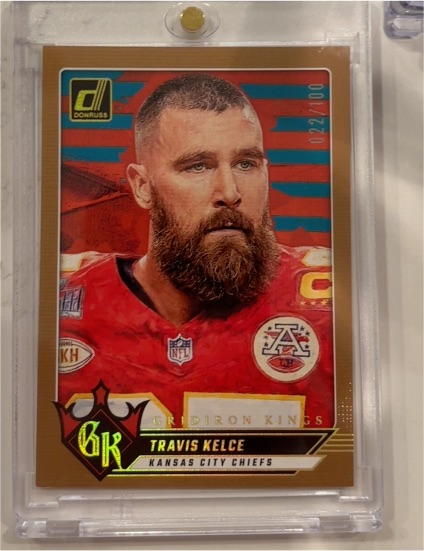 2024 Panini Donruss Gridiron Kings #1 Travis Kelce — front