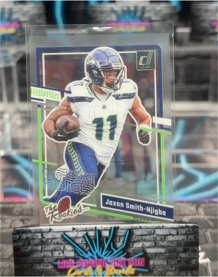 2023 Panini Donruss Clearly #7 Jaxon Smith-Njigba The Rookies — front