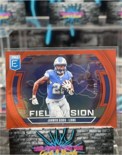2025 Panini Donruss Elite #8 Jahmyr Gibbs Field Vision — front
