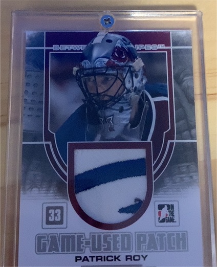 2013-14 In The Game Between the Pipes #GUM-48 Patrick Roy — front