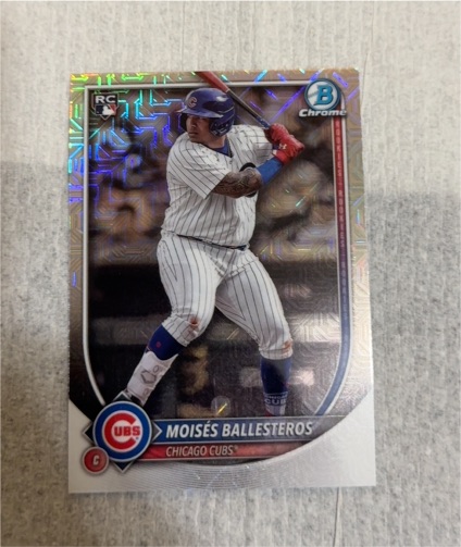 2025 Bowman Chrome #42 Moises Ballesteros — front