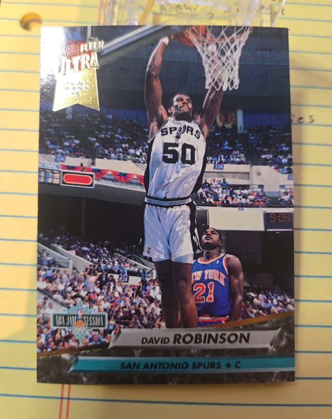 1992-93 Fleer Ultra #201 David Robinson — front