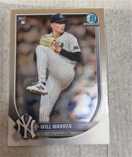 2025 Bowman Chrome #79 Will Warren — front