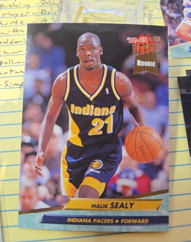 1992-93 Fleer Ultra #277 Malik Sealy — front