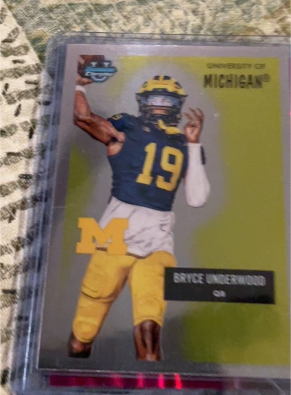 2025 Bowman Chrome University #55AV-30 Bryce Underwood — front
