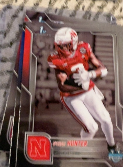 2025 Bowman University Chrome #10 Nyziah Hunter — front