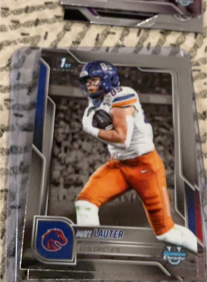 2025 Bowman University Chrome #159 Matt Lauter — front
