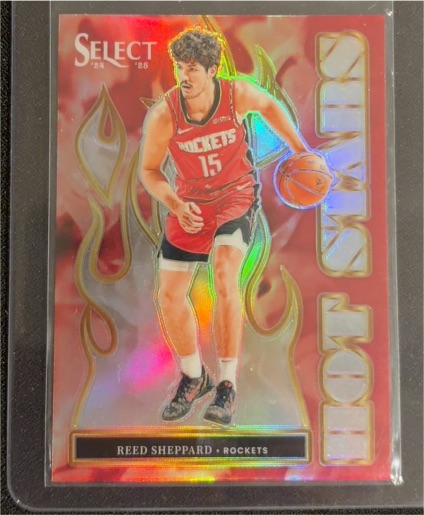 2024-25 Panini Select #6 Reed Sheppard Hot Stars — front