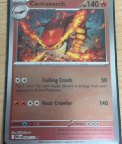 2023 Pokémon ME01: Mega Evolution #030 Centiskorch — front
