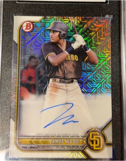 2022 Bowman Chrome Mega #BCMA-JW James Wood — front