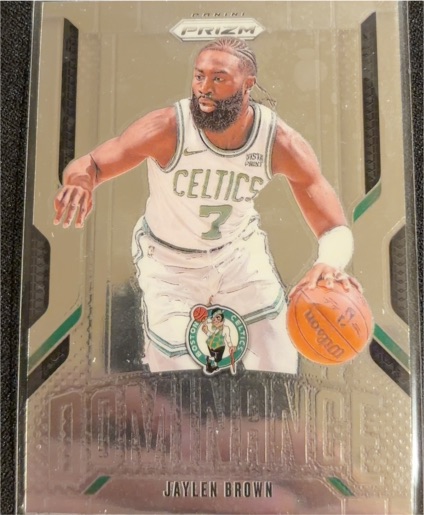 2024-25 Panini Prizm Dominance #6 Jaylen Brown — front