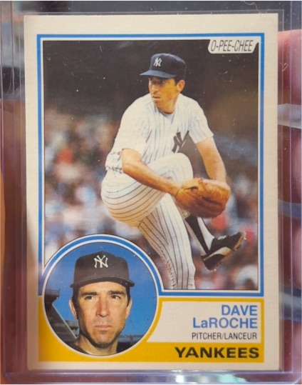 1983 O-Pee-Chee #333 Dave LaRoche — front