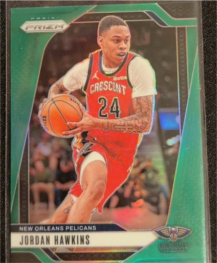 2024-25 Panini Prizm #48 Jordan Hawkins — front