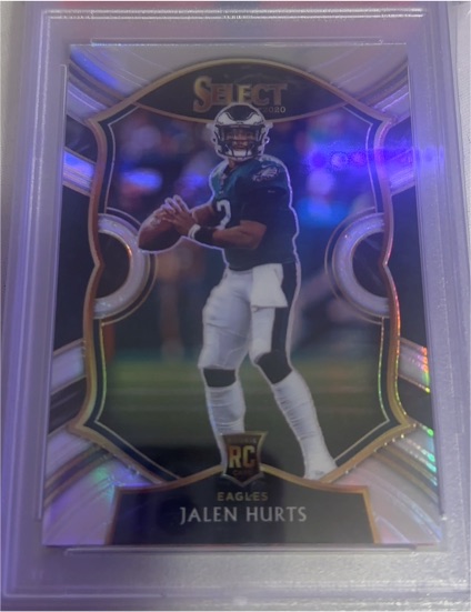 2020 Panini Select Concourse #50 Jalen Hurts Rookie Card — front