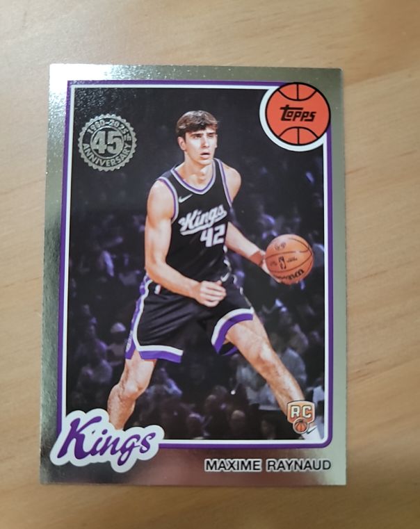 2025-26 Topps 1980-81 Maxime Raynaud #80BK-85 — front
