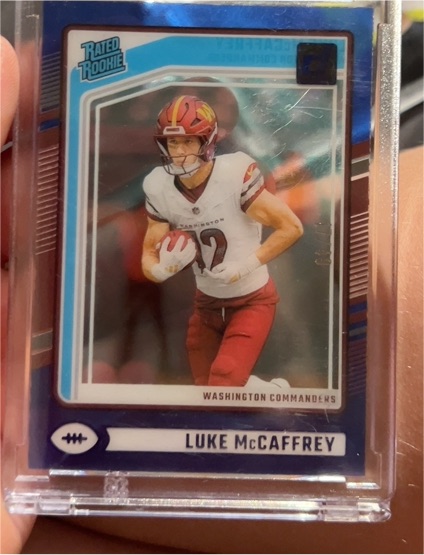 2024 Panini Clearly Donruss #80 Luke McCaffrey — front