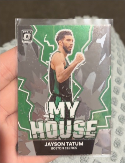 2022-23 Donruss Optic #17 Jayson Tatum My House Boston Celtics — front
