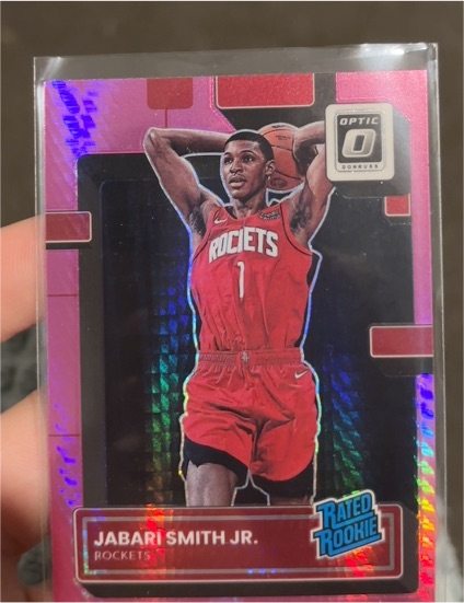 2022-23 Donruss Optic #240 Jabari Smith Jr. Rated Rookie — front