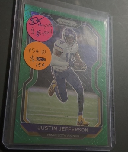 2020 Panini Prizm #398 Justin Jefferson — front