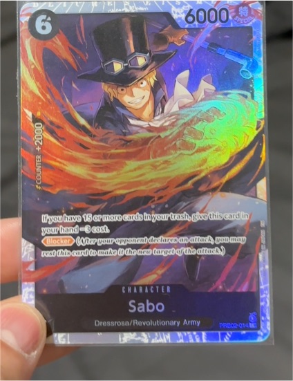 One Piece TCG 2020 PRB02-014 Sabo — front