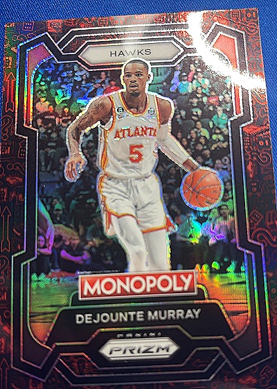 2023-24 Panini Prizm Monopoly #5 Dejounte Murray — front