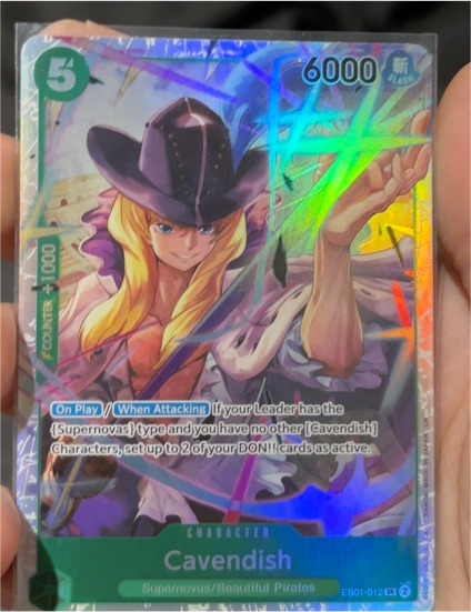 One Piece TCG 2023 #EB01-012 Cavendish — front