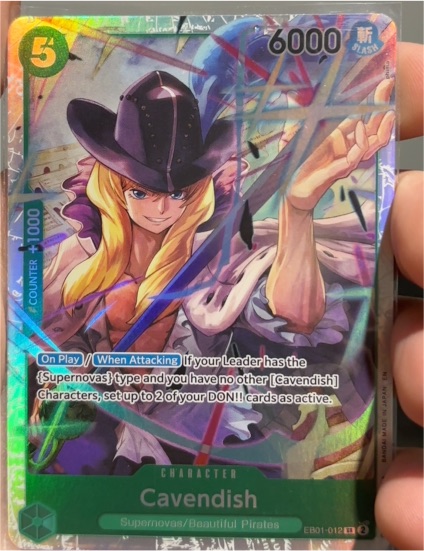 One Piece TCG Cavendish EB01-012 — front