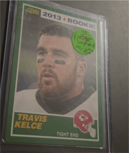 2013 Score #431 Travis Kelce Rookie Card — front