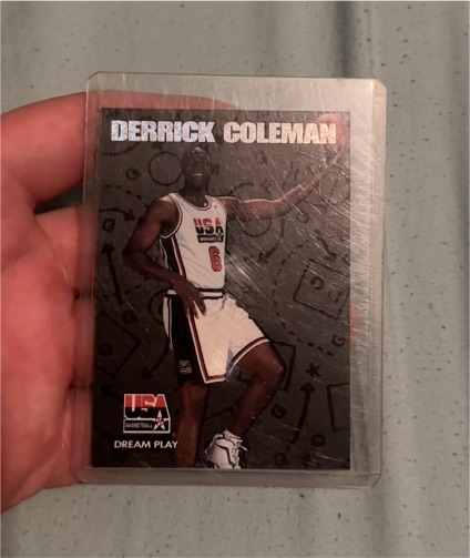 1994 Skybox USA Basketball Dream Play #DP3 Derrick Coleman — front