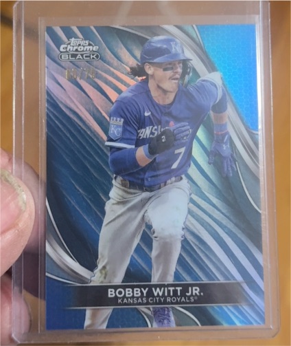 2024 Topps Chrome Black #72 Bobby Witt Jr. — front