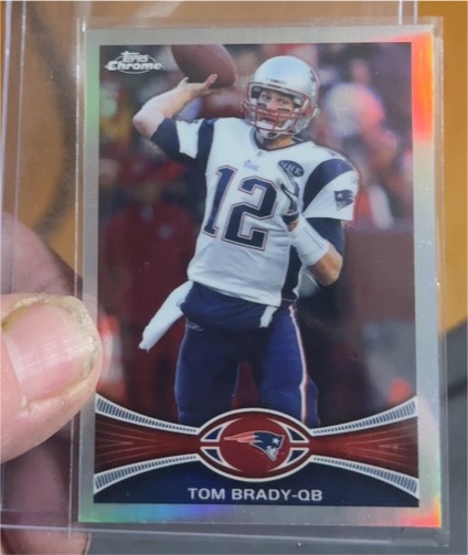 2012 Topps Chrome #220 Tom Brady — front