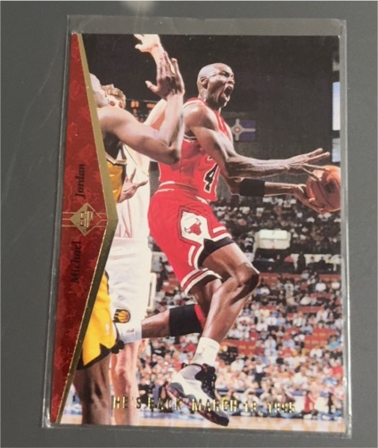 1994 Upper Deck SP #MJ1 Michael Jordan — front