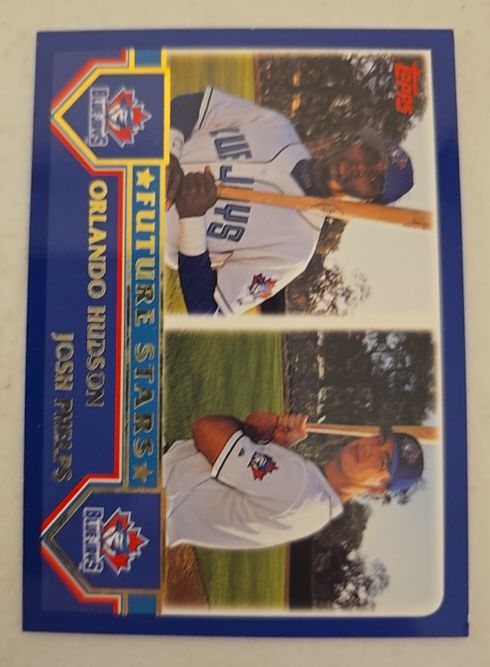 2003 Topps #326 Orlando Hudson / Josh Phelps — front