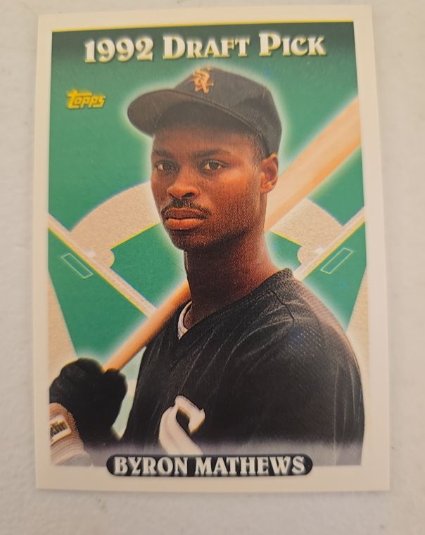 1993 Topps #612 Byron Mathews — front