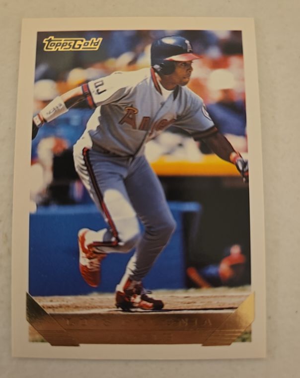 1993 Topps Gold #760 Luis Polonia — front