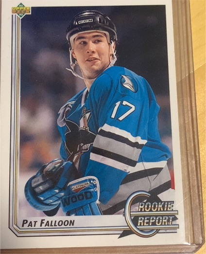 1992-93 Upper Deck #355 Pat Falloon — front