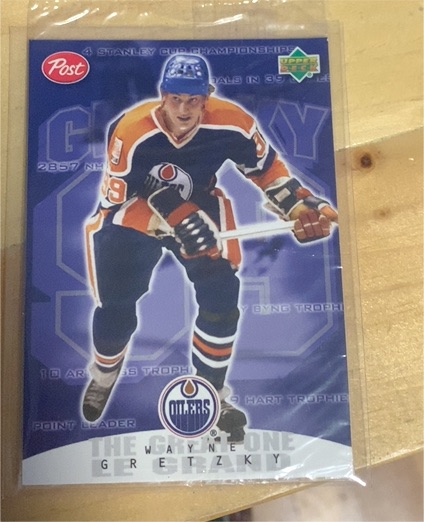 1999-00 Upper Deck Post Cereal #3 Wayne Gretzky — front