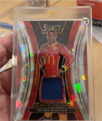 2025 Panini Select #SS-BWC Bubba Wallace Selective Swatches — front