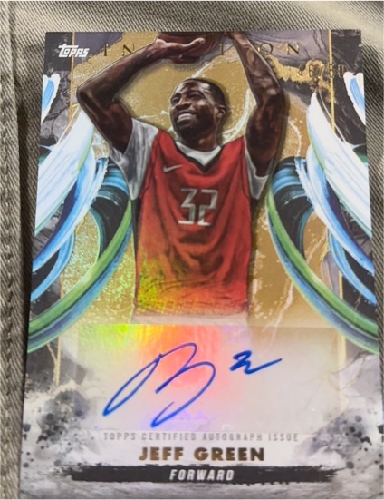 2024-25 Topps Inception Jeff Green Autograph — front