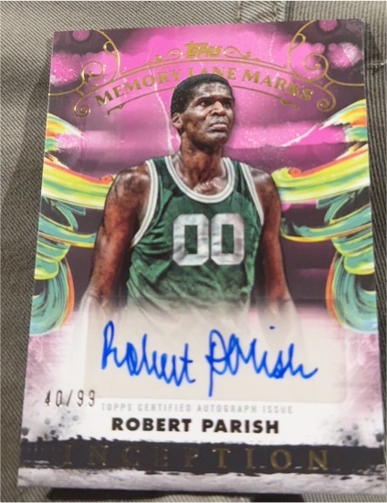2024-25 Topps Inception #MLM-RP Robert Parish Memory Lane Marks — front
